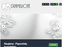 Tablet Screenshot of dramblione.lt